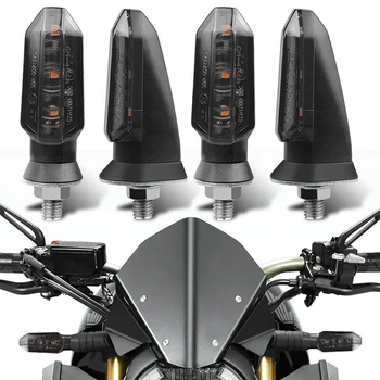 1 Pár Motocykel Zase Signálu, Svetelný Indikátor Univerzálne Motocyklové Flasher 3 LED Vodotesný žlté Svetlo zadné Svetlo Vlastné
