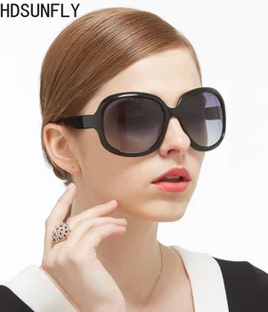 100% HD Polarizované slnečné Okuliare Ženy nadrozmerné okuliare Classic Vintage Značky Dizajnér Jazdy Slnečné okuliare Vysokej Kvality UV400