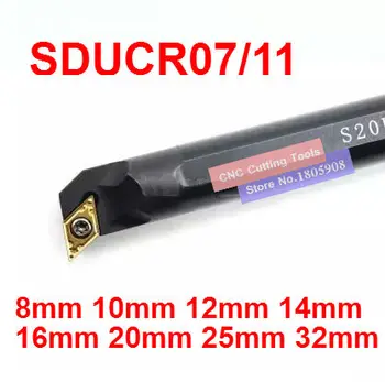 1PCS S08K-SDUCR07/S10K-SDUCR07/S12M-SDUCR07/S16Q-SDUCR011/S20R-SDUCR11/S25S-SDUCR11/S32T-SDUCR11 SDUCL07/11 nástroje na Sústruženie