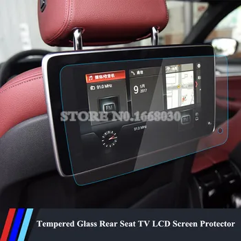 2X Tvrdené Sklo Zadné Sedadlo TV LCD Screen Protector Pre BMW 5 Series G30 2017-2021 Auto príslušenstvo interiéru Auto dekorácie