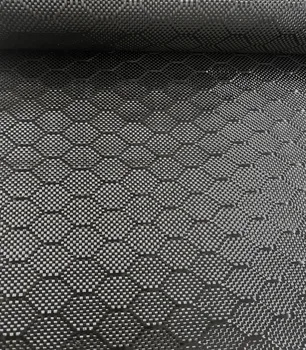 3 K 240g Futbal Vzor Honeycomb Vzorom Uhlíkových Vlákien Tkaniny,Žakárové Šesťhranné Uhlíkových Vlákien Tkaniny