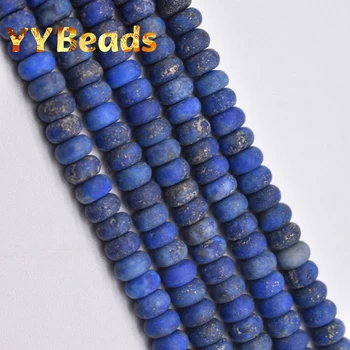 5A Prírodného Kameňa Matný Lapis Lazuli Modré Korálky Ploché Oválne Lapis Lazuli Voľné Korálky Pre Šperky Robiť Náramky, Prívesky 15