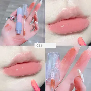 6 farieb Jasné Zrkadlo Vody Transparentný Lesk na Pery s dlhotrvajúcim Lip Glaze Nepremokavý Lesklý Tekutý Rúž na Pery Odtieň make-up kórejského