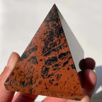 60 mm Červená yao kameň liečby pyramídy prírodných minerálnych trojuholník crystal veľkoobchod