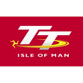 90x150cm Isle Of Man TT Mapu Vlajka