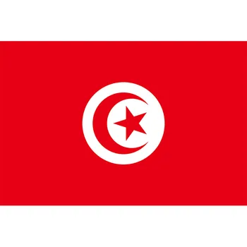 90X150cm Tunisko Vlajka Yehoy visí Na Ozdobu