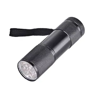 9W UV Živice Liečivé Svetlo Lampy 9 LED, 395nm UV Blacklight Baterky Šperky Nástroj
