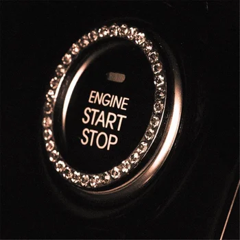 Auto Start Stop Kľúč Zapaľovania Krúžok pre Peugeot PRIEBEHU 206 207 208 301 307 308 406 407 408 508 2008 3008 4008 5008