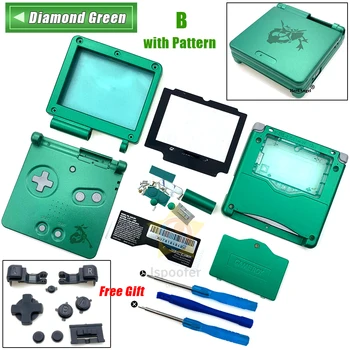 Cartoon Plný Bývanie Shell Náhrada Za Nintendo, Gameboy Advance SP Pre GBA SP Herné Konzoly Kryt Prípade Dropshipping