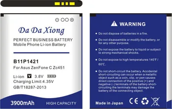 DaDaXiong 3900mAh B11P1421 Pre Asus ZenFone C ZC451CG Z007 Batérie