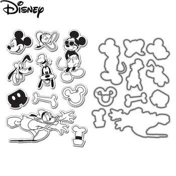 Disney Spektrum Jasné, Pečiatok a Zomrie Pluto Mickey Mouse, káčer Donald Goofy Die Kusy Pre Scrapbooking Foto Dekorácie