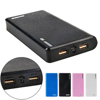 Dual USB Power Bank 6x 18650 Externé Záložné Nabíjačky Batérií Box puzdro Pre Telefón - L060 New horúce