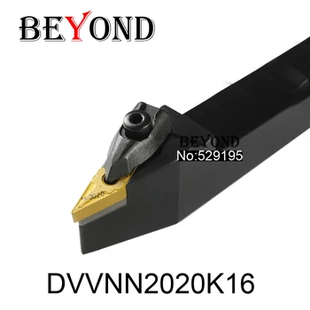 DVVNN2020K16 DVVNN 20 mm Vonkajšie Otočením Držiaka Nástroja D-typ CNC Nudné Bar s 10pcs/box VNMG160404 VNMG Sústruhu Frézy Nástroje