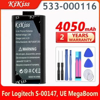 KiKiss 4050mAh Reproduktor Batérie 533-000116, 533-000138 pre Logitech S-00147, UE MegaBoom Prehrávač, Bezdrôtové bluetooth reproduktor Cesto