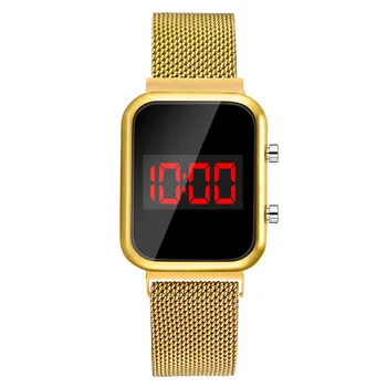 Luxusné dámske Náramkové hodinky LED Digitálne Hodinky Novo 2022 Dámske Náramkové hodinky Vodotesné Elektronické Hodiny Darček Pre Dievča Relogio