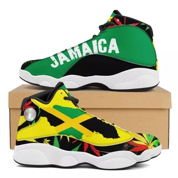 Noisydesigns 2021 Značky Pár Tenisiek, Jamajka Vlajka Art Print On Demand Mužov Vzduchovom Vankúši Basketbalové Topánky Kožené Športové Topánky