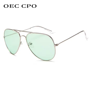 OEC CPO Módne Jasné Farby Pilot, slnečné Okuliare Ženy, Mužov Značky Dizajnér, Ružové a Modré Šošovky, Slnečné Okuliare Muži Ženy Outdoor Okuliare O644