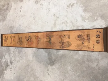 Osem Božstiev Celkom Starovekej Čínskej Maľby 8 bohov hodvábneho papiera, Prejdite