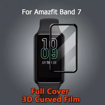 Pre Amazfit Kapela 7 HD Screen Protector Úplné Pokrytie Soft Anti-scratch Ochranná Fólia pre Amazfit Kapela 7 Smartband Príslušenstvo