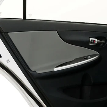 Pre Toyota Corolla 2007 2008 2009 2010 2011 2012 2013 4pcs mikrovlákna kožené dvere, rukoväť panel kryt ochranný kryt, trim