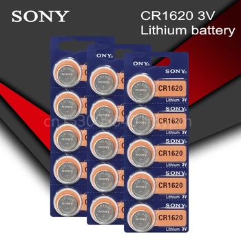 Sony 100% Originálne CR1620 gombíkovú Batériu pre Sledovať Auto Diaľkové Tlačidlo Cr 1620 ECR1620 GPCR1620 3v Lítiové Batérie