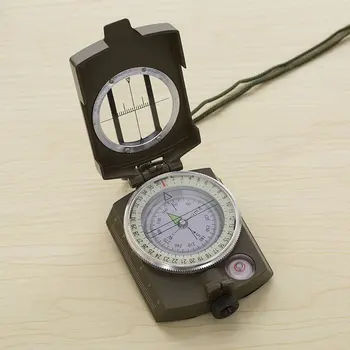 Svietiace Metal Kompas Vysokú Presnosť Kompasu K4580 Magnetické Nepremokavé Ručné Profesionálne Kompas Pre Lov Camping