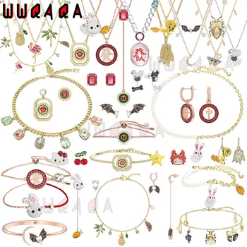 Vianočné Dekoratívne 2023 SWA Boutique Šperky Sady Očarujúce Roztomilý Zvierat Série Rakúskeho Kryštálu Vysoko Kvalitné dámske Náušnice