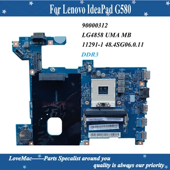 Vysoká kvalita FRU 90000312 pre Lenovo Ideapad G580 Notebook Doske LG4858 48.4SG06.011 HM76 PGA989 DDR3 100% testované