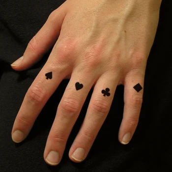 Vzor Roztomilý Ženy, Dievča, Dočasné Tetovanie Nálepky Čierne Srdce Smajlík Dizajn Prst Ucho Ramena Body Art Malej Veľkosti Falošné Tatto Nálepky