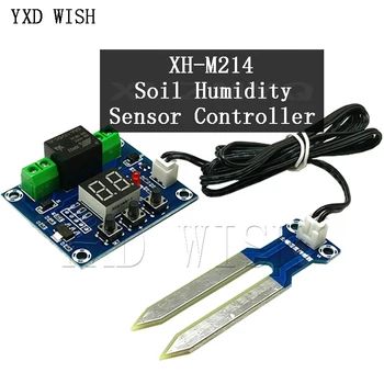 XH-M214 LED Digitálne Pôdnej Vlhkosti Vlhkosť Senzor Regulátor DC 12V Pôdna Vlhkosť Detektor Monitor Tester Vlhkomer