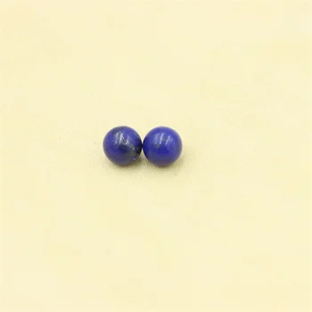 ZFSILVER 8 MM Prírodný Kameň Lapis Lazuli Korálky Pol Otvor DIY Náušnice Prívesky Pre Ženy Šperky, Takže Príslušenstvo Darčeky Strany