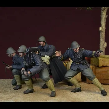 1/35 Živice Obrázok Modelu Súpravy prvej svetovej vojny Vojak 4 Údaje Unassambled Nevyfarbené GK Súpravy 469