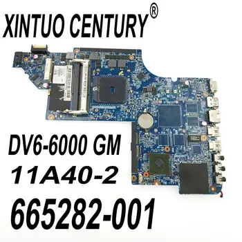 665282-001 665282-601 Pre HP Pavilion DV6 DV6-6000 Notebook Doske 11A40-2 ZÁSUVKY FS1 DDR3 Doske CPU na 100% Celý Test