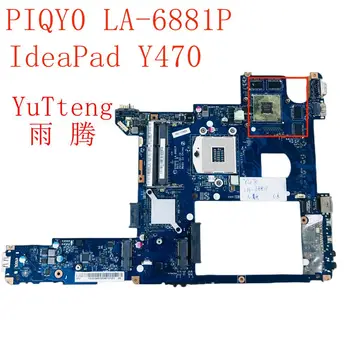 Pre Lenovo IdeaPad Y470 Notebook Doske PIQY0 LA-6881P Rev：1.0 Doske 100% testované plne práce