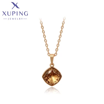 Xuping Šperky, Módne Nový Príchod Kúzlo Crystal Náhrdelník Prívesok Zlatej Farby A00718623